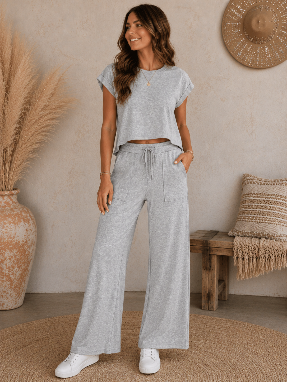 2pc grey set