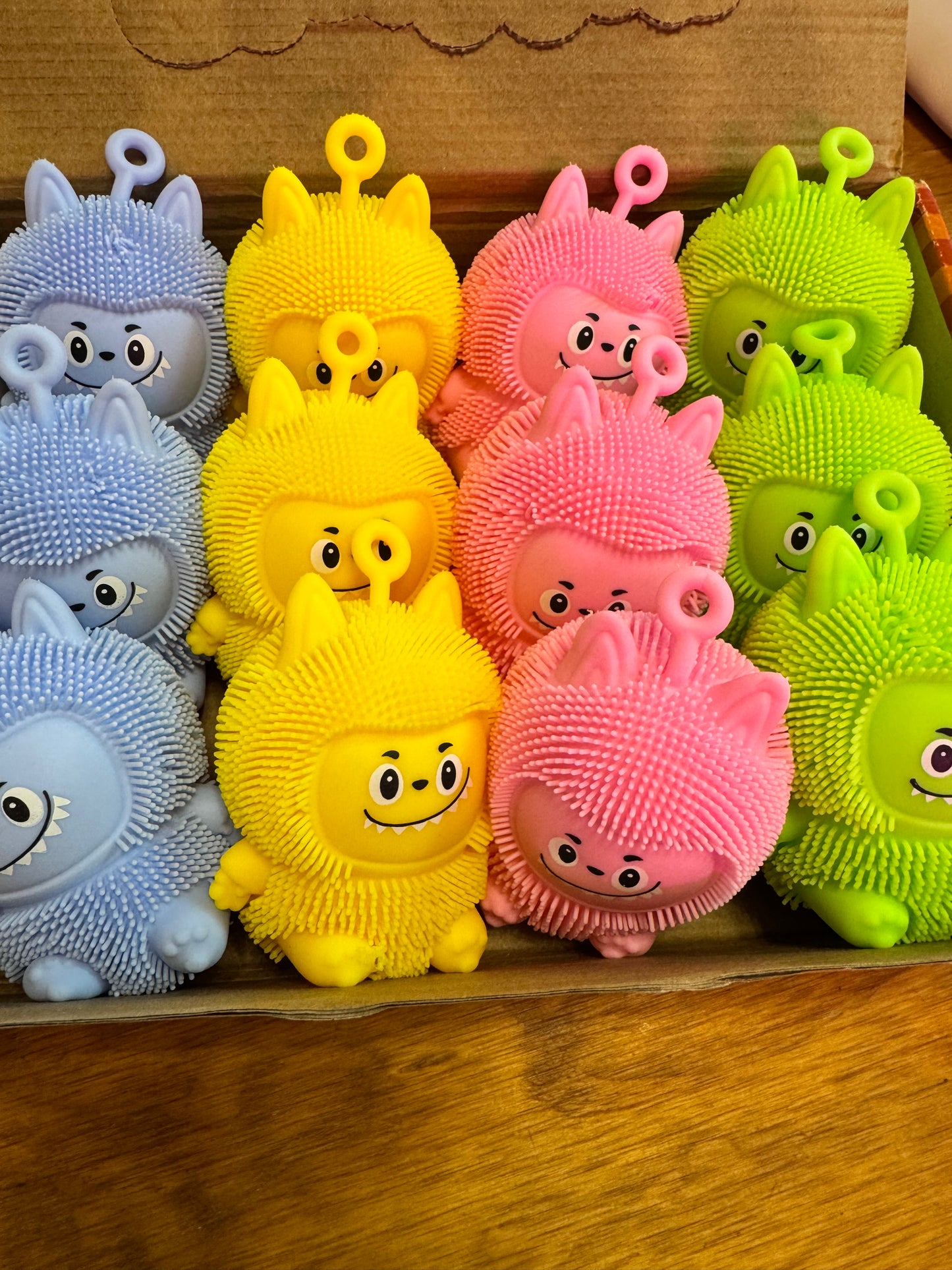 Flashing squishy labubu