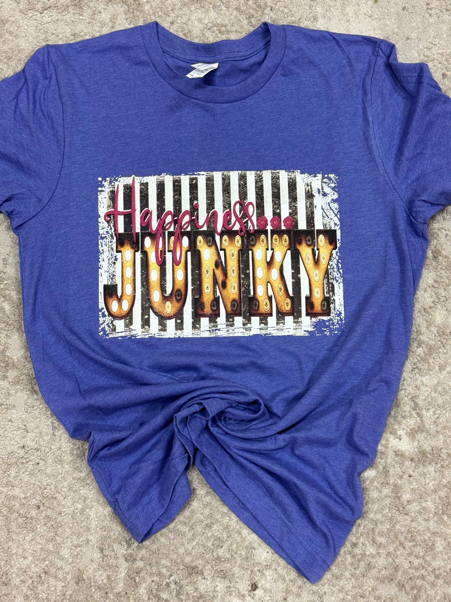 Happiness Junky Graphic T