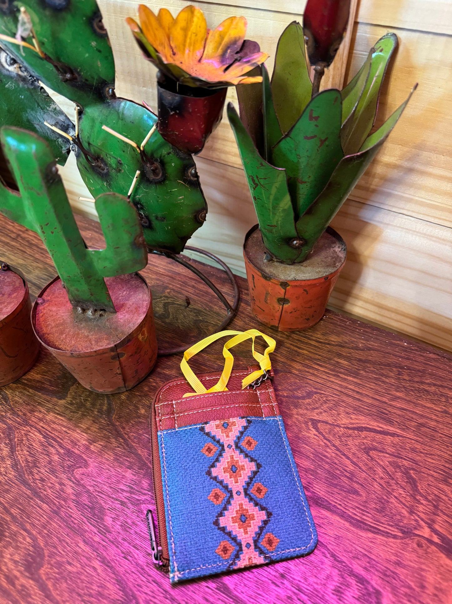 Wrangler Southwest Designed Canvas Wallet