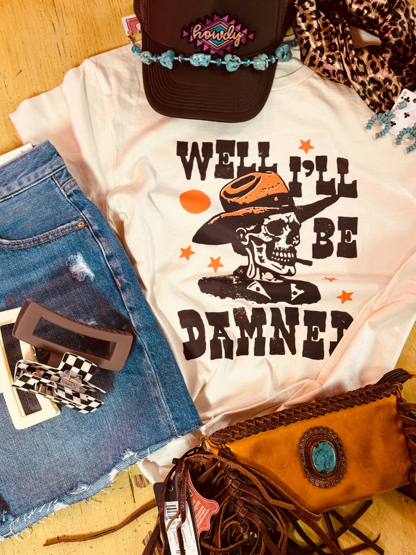 WELL ILL BE DAMNED T-SHIRT