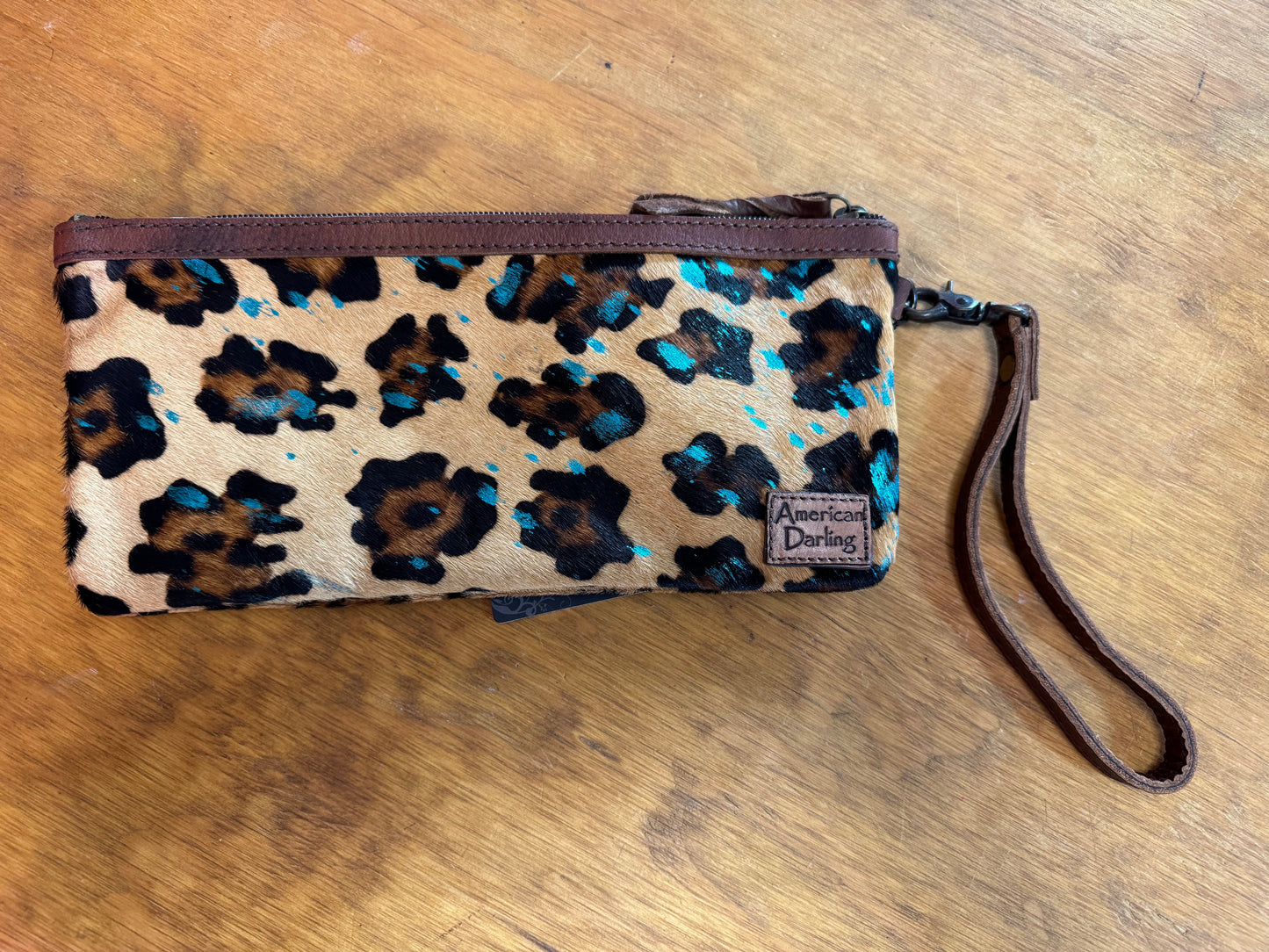 American Darling Genuine Leather Wristlet