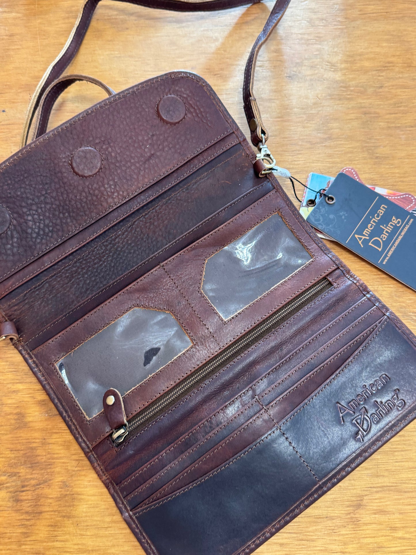 American Darling Genuine Leather Wallet Bag