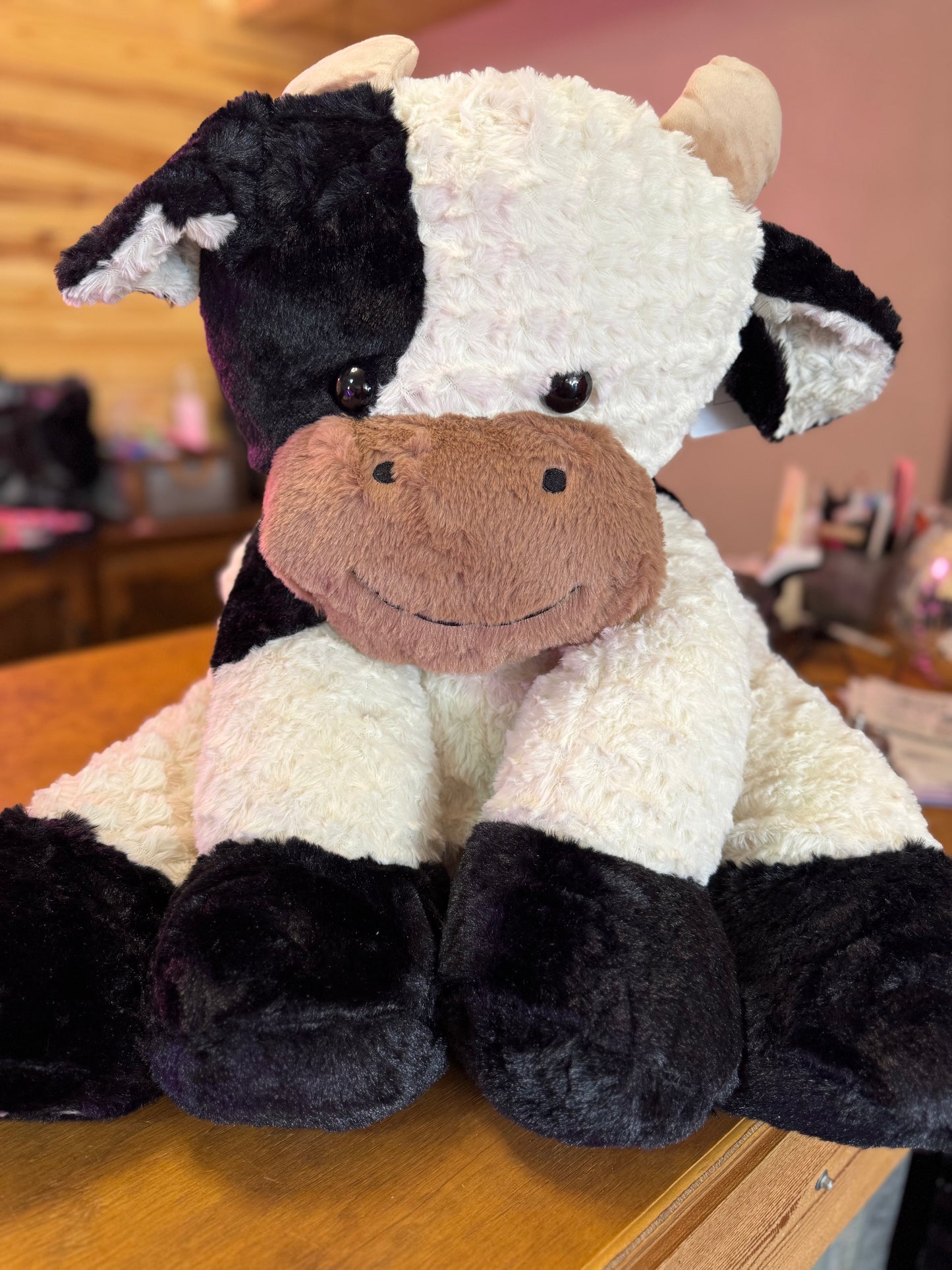 Large Plush Cow