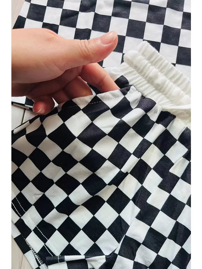 Girls Checkered 2pc Set
