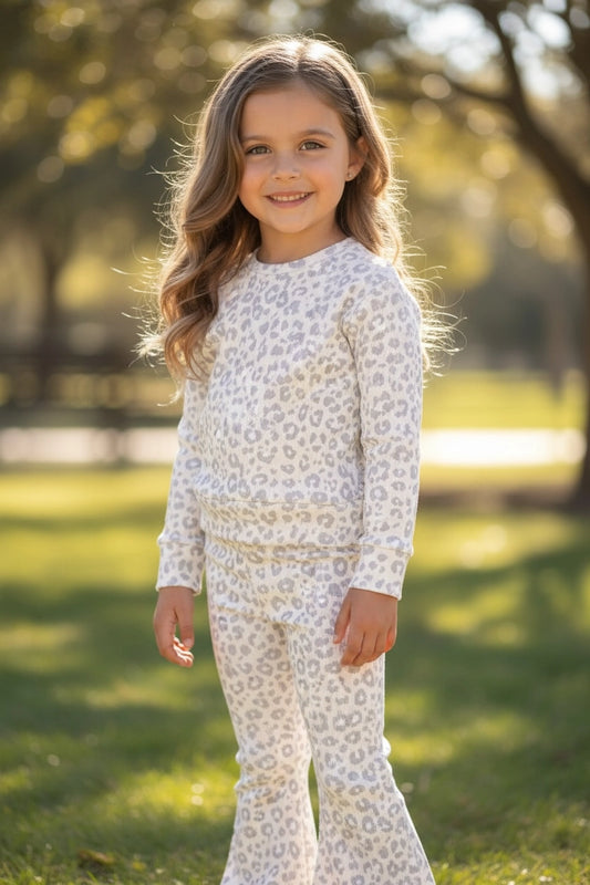 Girls Cheetah Print Set