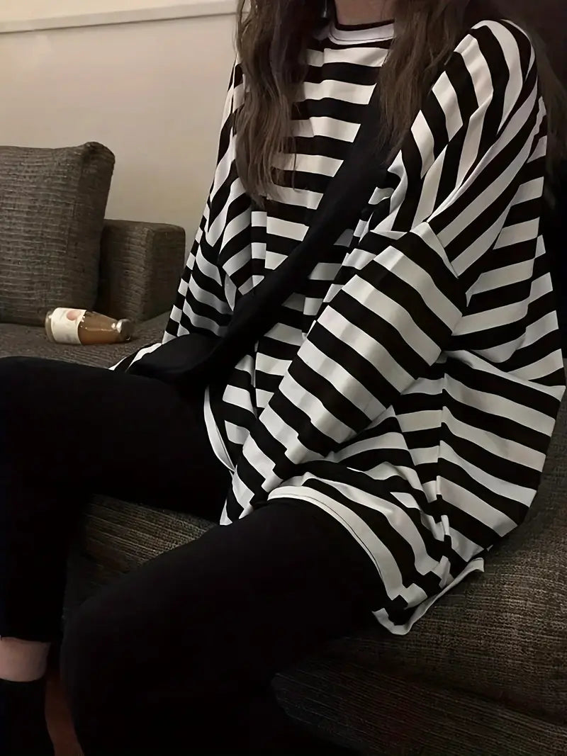 Black and White Striped shirt