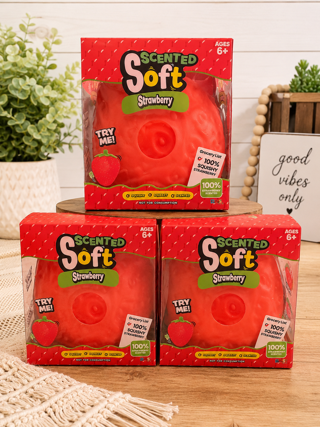 Soft Strawberry Squishy
