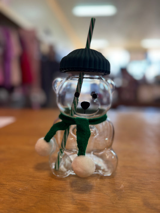 Glass Bear Cup