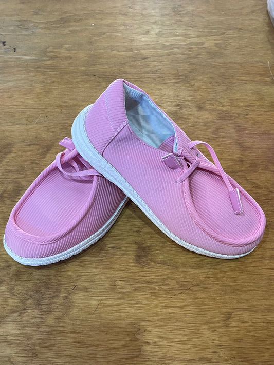 Light Pink Slip On Shoe