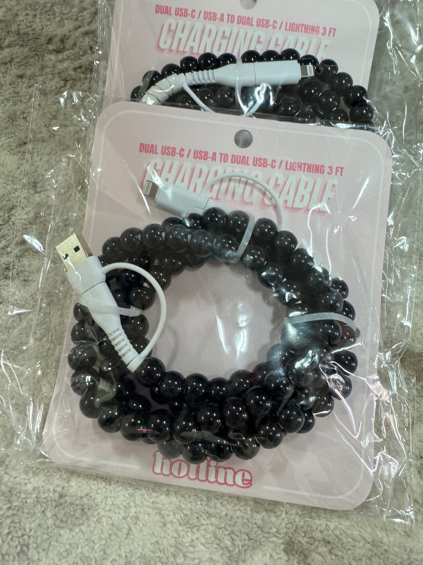 Beaded Phone Chargers
