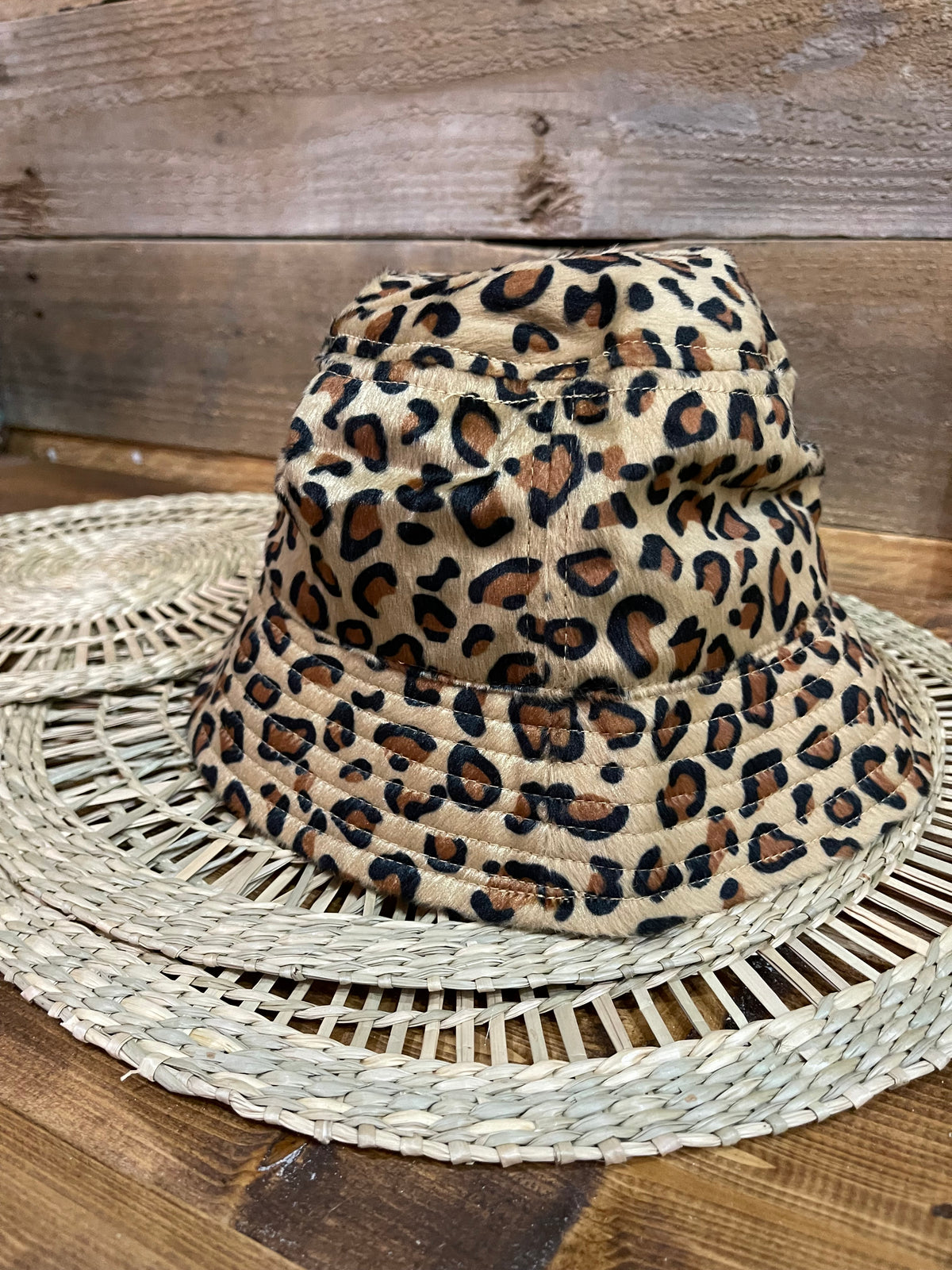 NWT All Saints Leopard Print Bucket Hat Buy Leopard Print Faux Fur Bucket Hat from the Next UK  main image 3